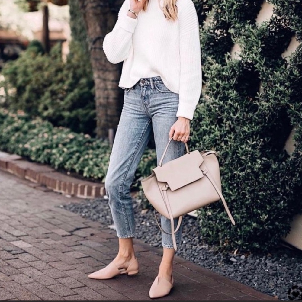 Vince Designer Tan Pinkish Made In Italy Darlington Flats Women’s Size 9 - Picture 14 of 14